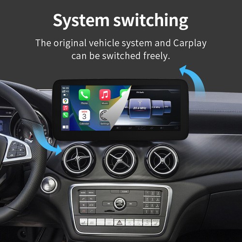 Radio estéreo CarPlay con pantalla táctil de 10,25"" para Benz W176 CLA C117 X117 X156 B W246 - Imagen 7 de 16
