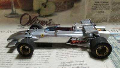 1/18 Exoto 1970 Ferrari 312B Pure Line Aluminum Finish