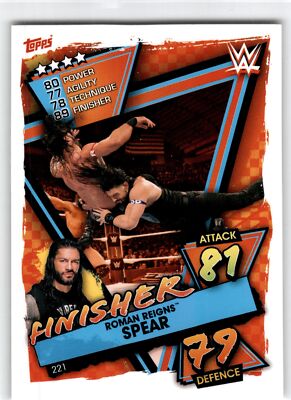 2021 Topps Slam Attax WWE #221 Roman Reigns | eBay