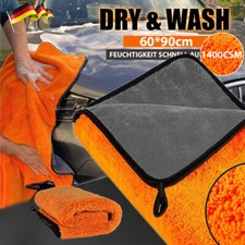 Auto Trockentuch XXL 1400GSM Microfasertuch Autopflege Poliertuch 60x90cm NEU