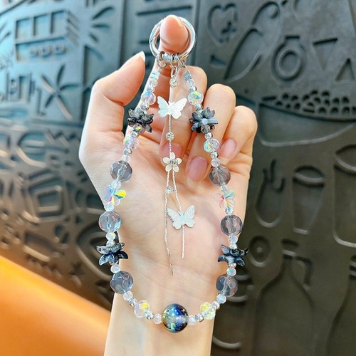 Anti-lost Wrist Strap Tassel Bow Keychain New Bag Pendant  Women - Photo 4 sur 10