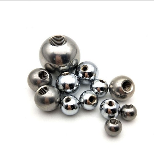 Sfera in acciaio inox 304 mezzo foro filettatura sfera in acciaio OD:15-60mm M10 M12 M14 M16 - Foto 10 di 12