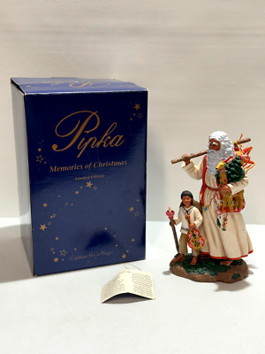 Prizm Pipka Figurine San Nicolas Santa 10'' #13921 Memories Christmas Limited Vtg