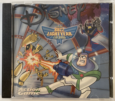 Disney Pixar Buzz Lightyear Star Command (2001) PC CD ROM Computer Video Game