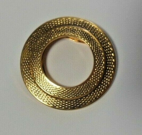 Gold-tone Signed LIEBA USA Scarf Clip
