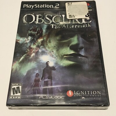NEW ORIGINAL FACTORY SEALED PLAYSTATION PS2 GAME OBSCURE THE AFTERMATH