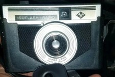 AGFA Camera Isoflash Rapid Isinar Lens Made In Germany Black Case