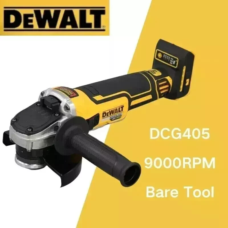 DeWalt DCG406NT 20V MAX M10 125mm Cordless Brushless Flathead Grinder- Bare Unit