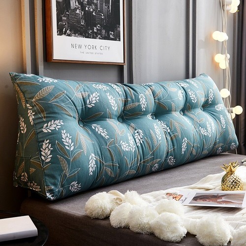 Back Bolster Triangular Wedge Reading Pillow Soft Headboard For Daybed Cushion - Picture 10 of 26