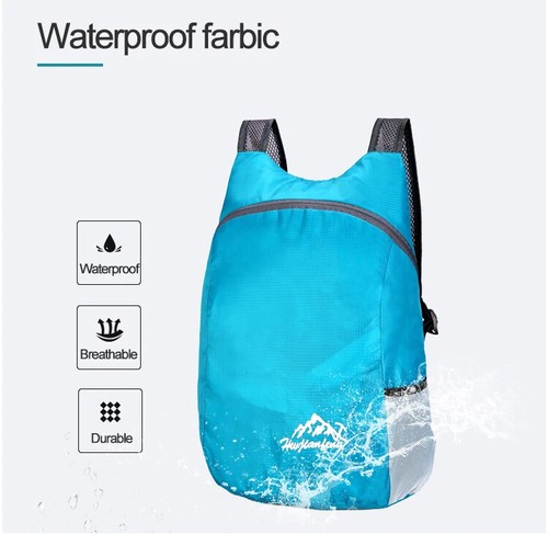 15L Lightweight Packable Backpack Foldable Ultralight Handy Travel Daypack Bag - Picture 5 of 20