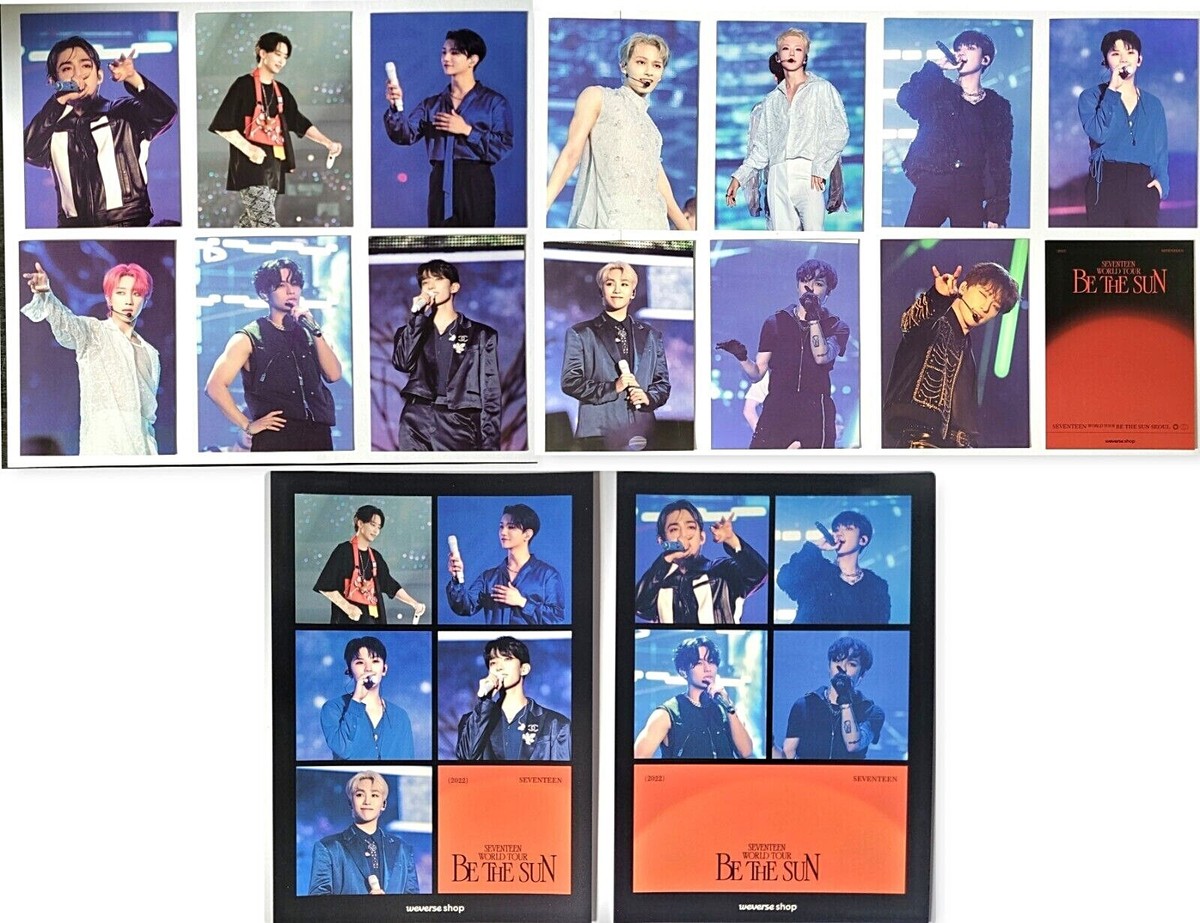 SEVENTEEN WORLD TOUR BE THE SUN WEVERSE POB -STICKER -POSTCARD SET