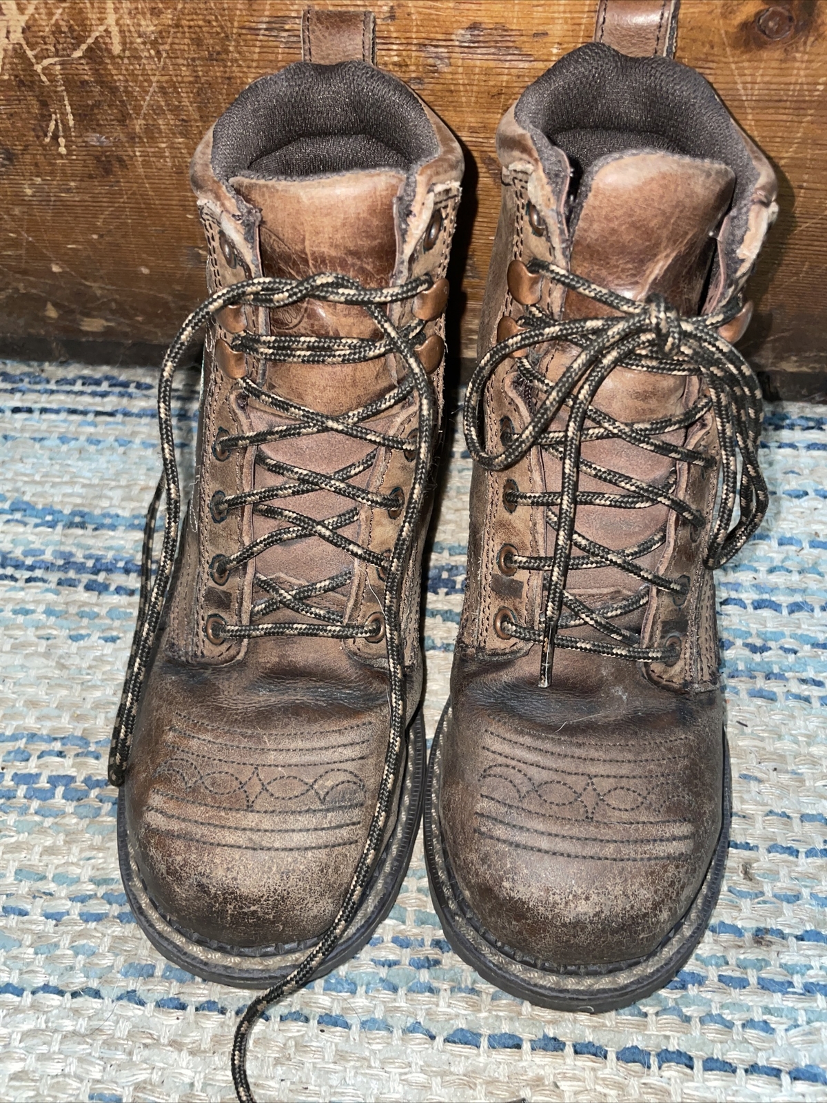 Justin Gypsy Leather Ankle Work Boots WKL985 Women’s … Gem