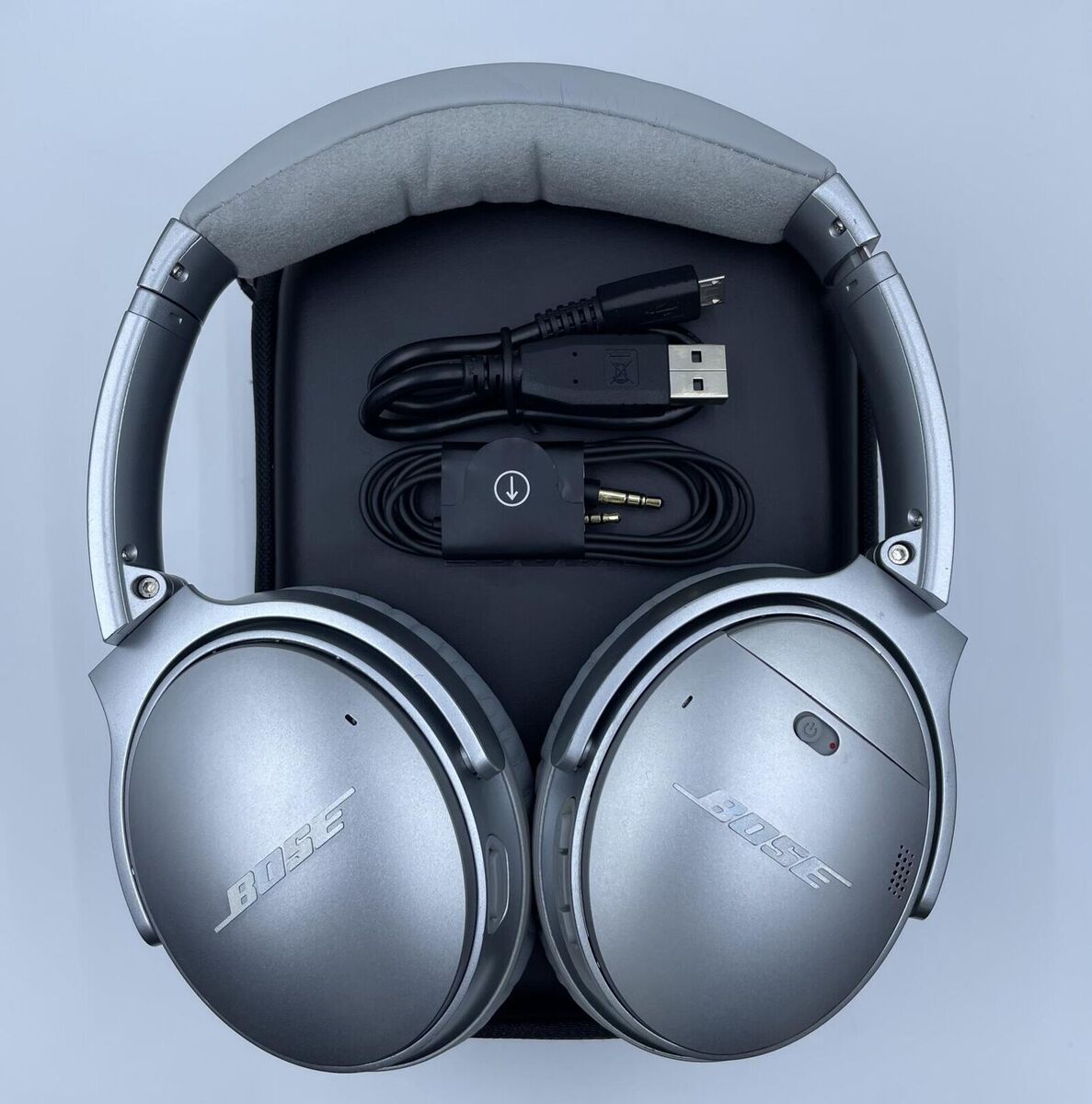 Bose QuietComfort 35 II QC35 Series Wireless Noise Cancelling Headphone  Silver