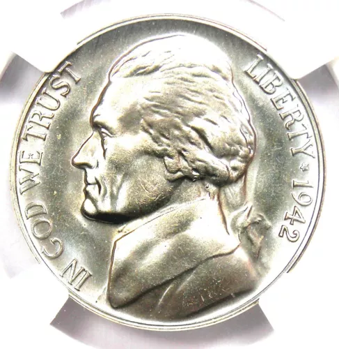 1942-P Proof Nickel Type 1 Jefferson Nickel 5C - NGC PR68 (PF68) - $6,000 Value!