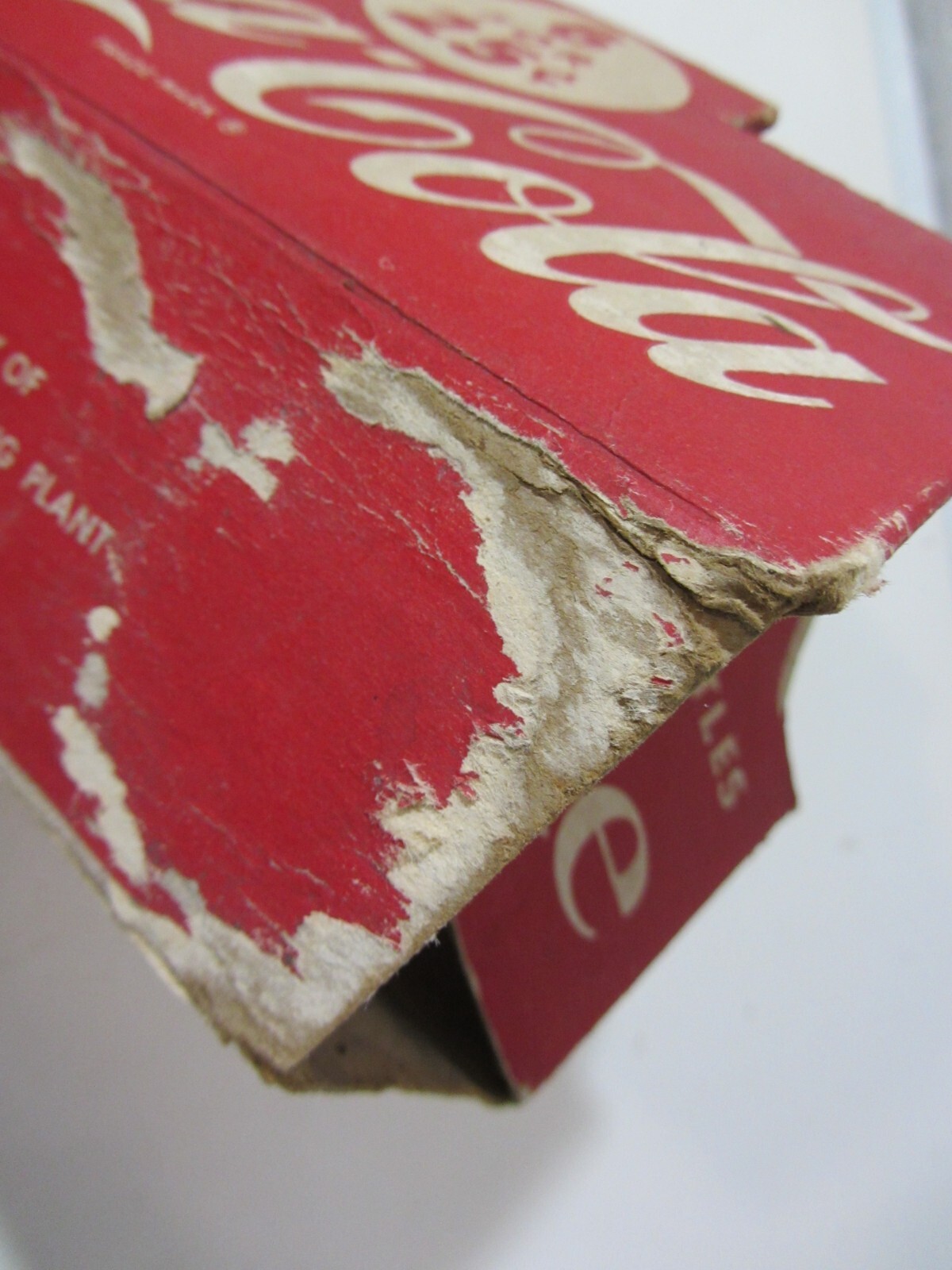 Coca-Cola paper bottle holder caddy carrier antique relic - Morris Paper Mills