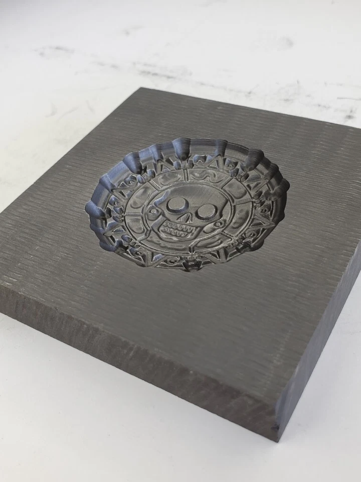 3D Graphite mold Aztec ingot Mold Gold Silver Copper Melting Casting Refining - Image 3 of 3