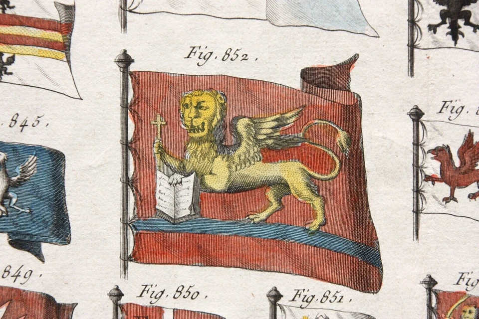 Kupferstich aus "Encyclopédie méthodique. Marine", Taf. 111, Panckoucke, 1783-87 - Bild 4 von 4