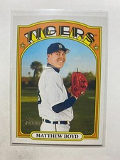 Matthew Boyd 2021 Topps Heritage High Number Detroit Tigers #582 Card