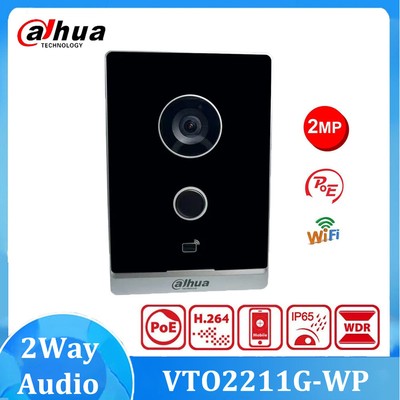 Dahua VTO2211G-WP 2MP Two Way Audio Voice Call Intercom Outdoor PoE WiFi IP65