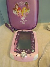 Disney princess LeapPad 2 CASE TABLET GAMES CORD STYLUS PURPLE