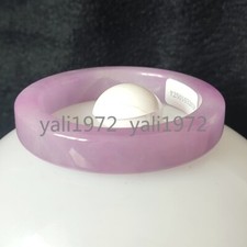 Certified Grade A Lavender 50mm Natural Burma Jade jadeite Bangle Bracelet 2026
