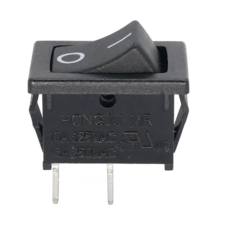 From US HD 1PCS HONGJU MR-1-110-C5N-BB 2pin 2position 6A