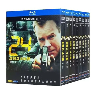 24 Hours - The Complete Season 1-9 TV Series 26-Disc Blu-ray BD All Region New