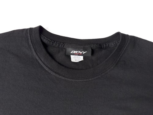 Vintage 90s DKNY Active Free Spirit USA Pinup Girl Motorcycle Graphic T-Shirt - Picture 4 of 5