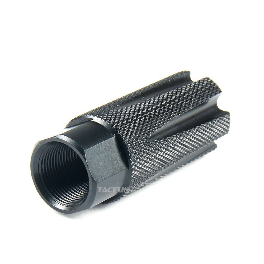 Stainless Steel Muzzle Brake For 6.5 Creedmoor - 5/8-24 Thread, Competition Style