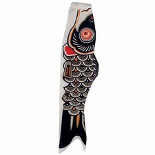 Black Koi Fish 36" Windsock -7--- ITB 4788