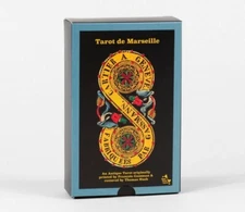 Tarot de Marseille with Guide book first printed c. 1840, New, Shrinkwrapped