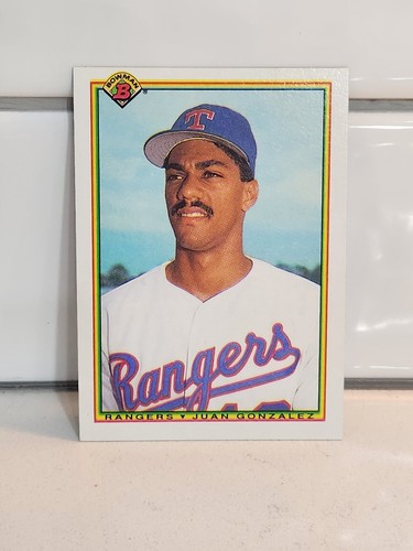1990 Bowman Juan Gonzalez Rookie RC #492 Texas Rangers