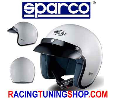 CASCO SPARCO JET APERTO NOLEGGIO CLUB J1 RACING HELMET OPEN FACE CARCASA  ECE 22 | eBay