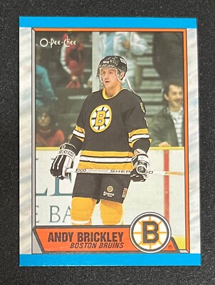 1989-90 O-Pee-Chee #29 Andy Brickley Boston Bruins