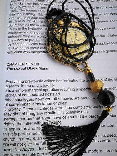 Antique Book Grimoire Magic Rare Esoteric Manuscript Occultism Witchcraft Manual - Picture 10 of 12