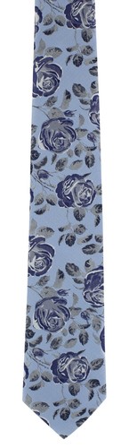 Michelsons of London Textured Rose Floral Tie & Pocket Square Set - Picture 16 of 28