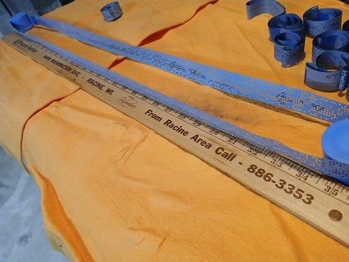 Ten Rolls - Vintage Computer Punched Paper Tape - Photo 9/10