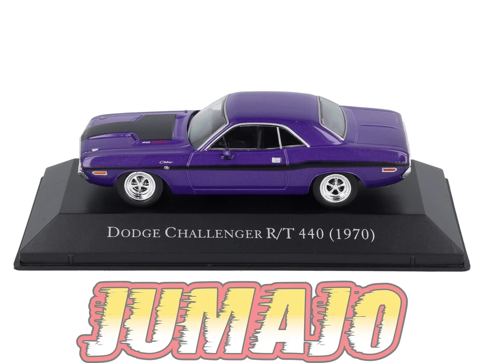 AC403 Voiture 1/43 IXO altaya Voitures américaines DODGE Challenger R/T 440 1970 - Photo 2/4