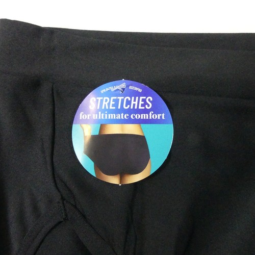 Vanity Fair Underwear Womens 7 Large Black High Cut Brief Stretch 2 Pairs - Picture 5 of 10