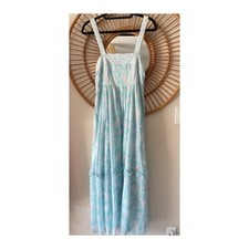 LoveShackFancy Ayala dress in aqua sea Size Small 2