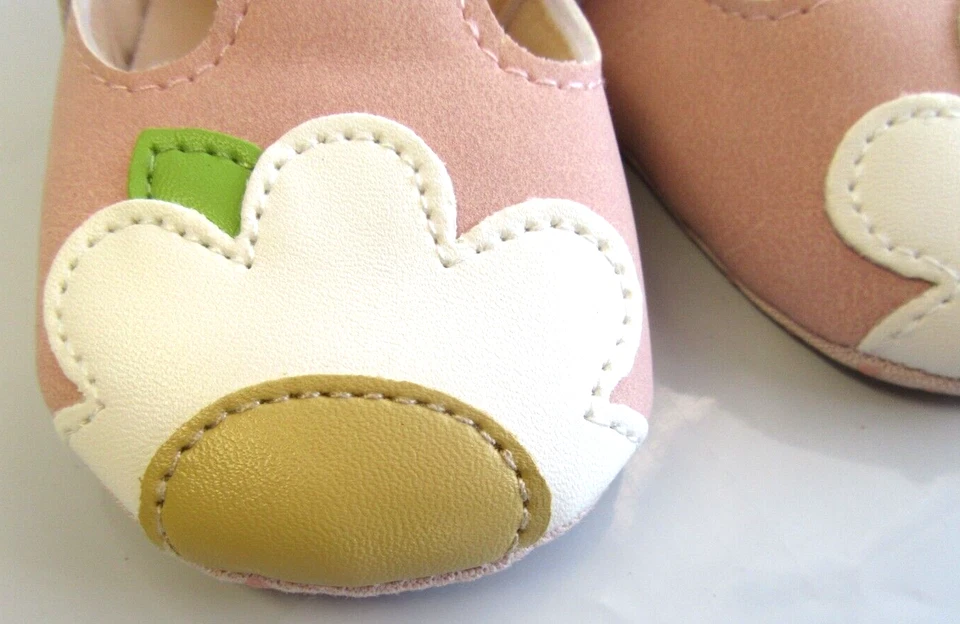 Zapato Cat & Jack Bebé Niñas Rosa Correa Flor Talla 6-9M Foto 4 de 4
