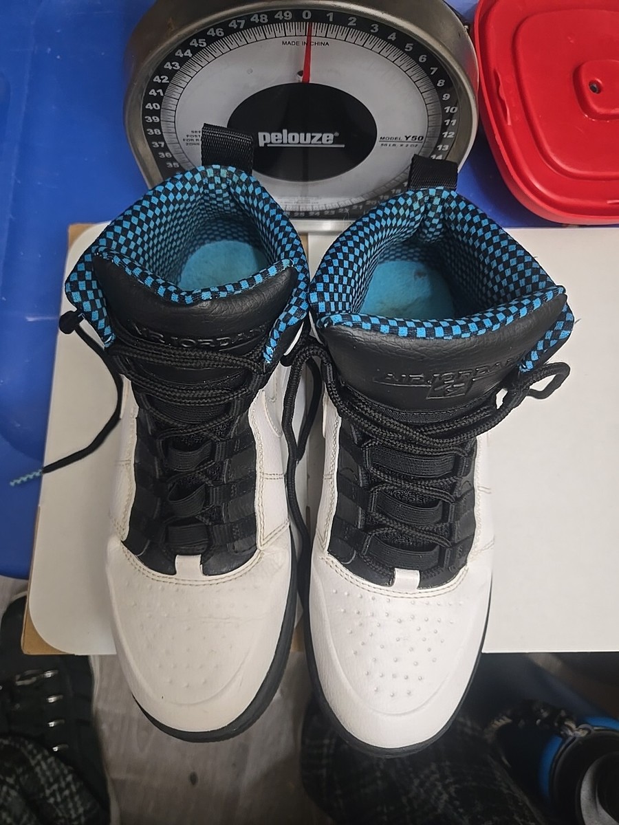 AIR JORDAN 1 RETRO '94 WHITE/BLACK/DK PWDER BLUE 631739 106 6Y | eBay