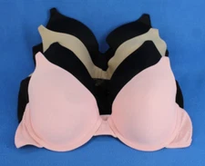 Maidenform Underwire Lined T-Shirt Bra Bundle Lot Size 36D #E1081
