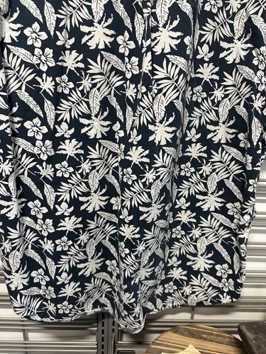 haggar camicia uomo XLLCamp stampa hawaiana schiena manica corta bottone - Foto 3 di 3