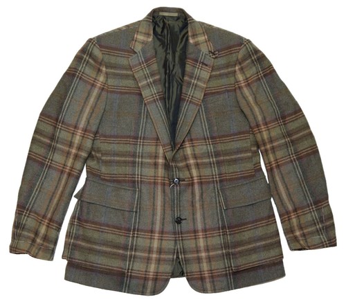 Vintage Ralph Lauren Silk/Wool Men's Brown Blazer RN90736 - Size