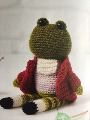 Häkelanleitung für Mr Frog ca. 10 1/4'' (99b)