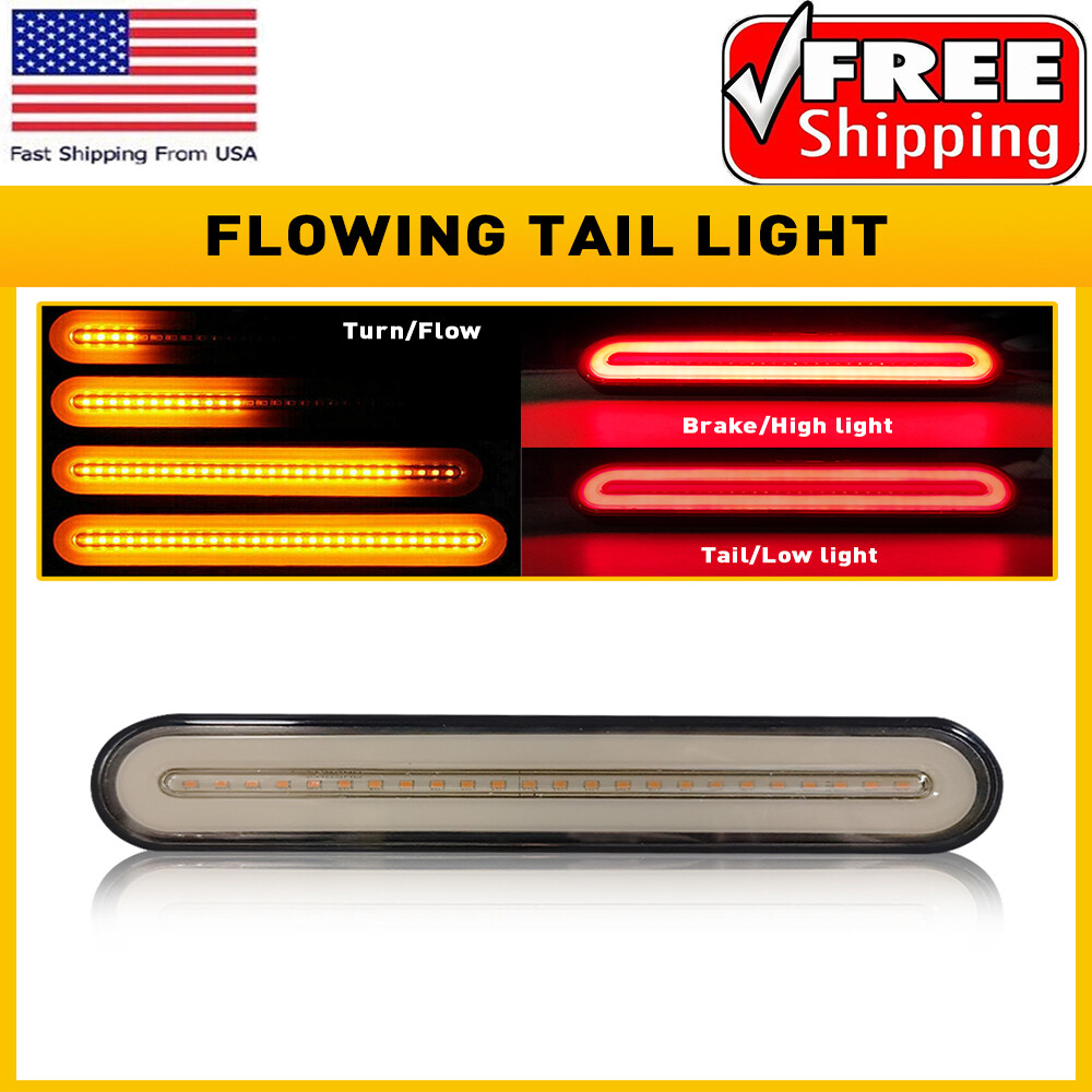 28-LED Reverse Stop Turn Signal Tail Light for Trucks Trailers RVs