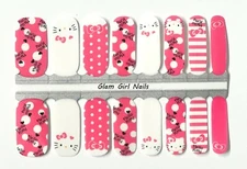 Hello Kitty Nail Polish Strips / Nail Wraps / Nail Stickers