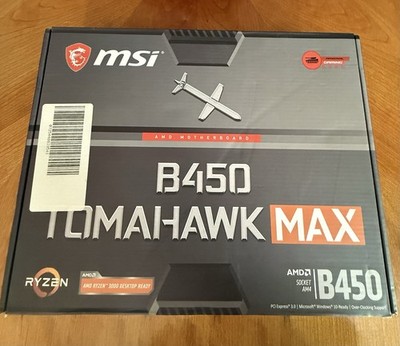 NEW MSI B450 TOMAHAWK MAX AM4 AMD ATX MOTHERBOARD 