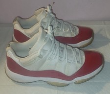Air Jordan 11 Low White/Red Sneakers Men’s Size 8.5